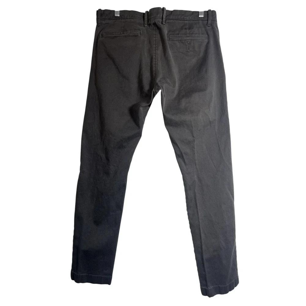 J. Crew 33x32 Men's Pants 484 Slim Fit‎ Stretch Chinos Dk Gray Onyx